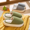 Woman Winter Slippers Cozy Green