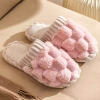 Woman Winter Slippers Fur Pink