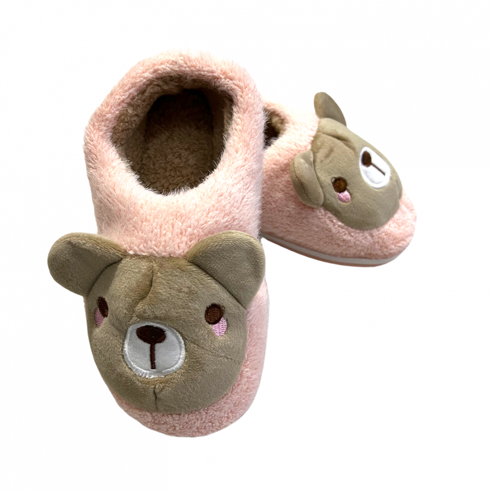 Kids Home Slippers - Mouse Pink