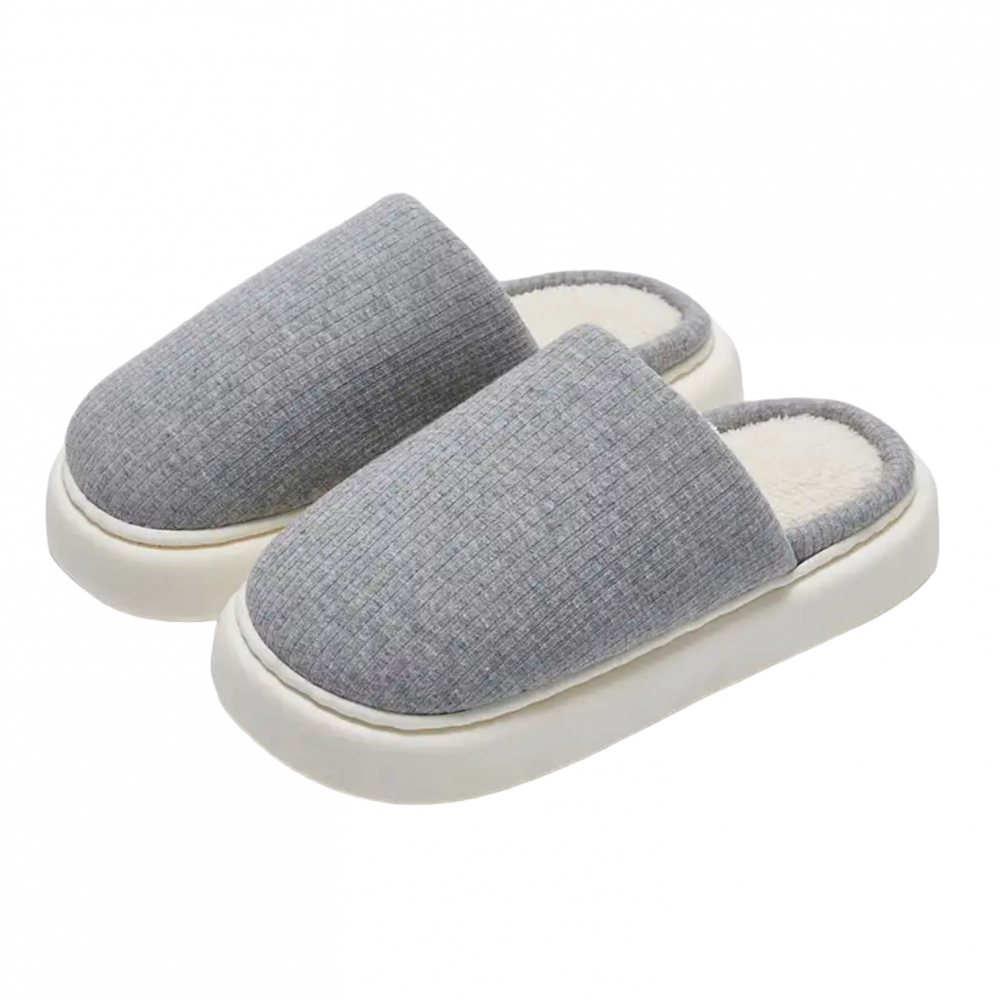 Home Slippers - Plain Grey