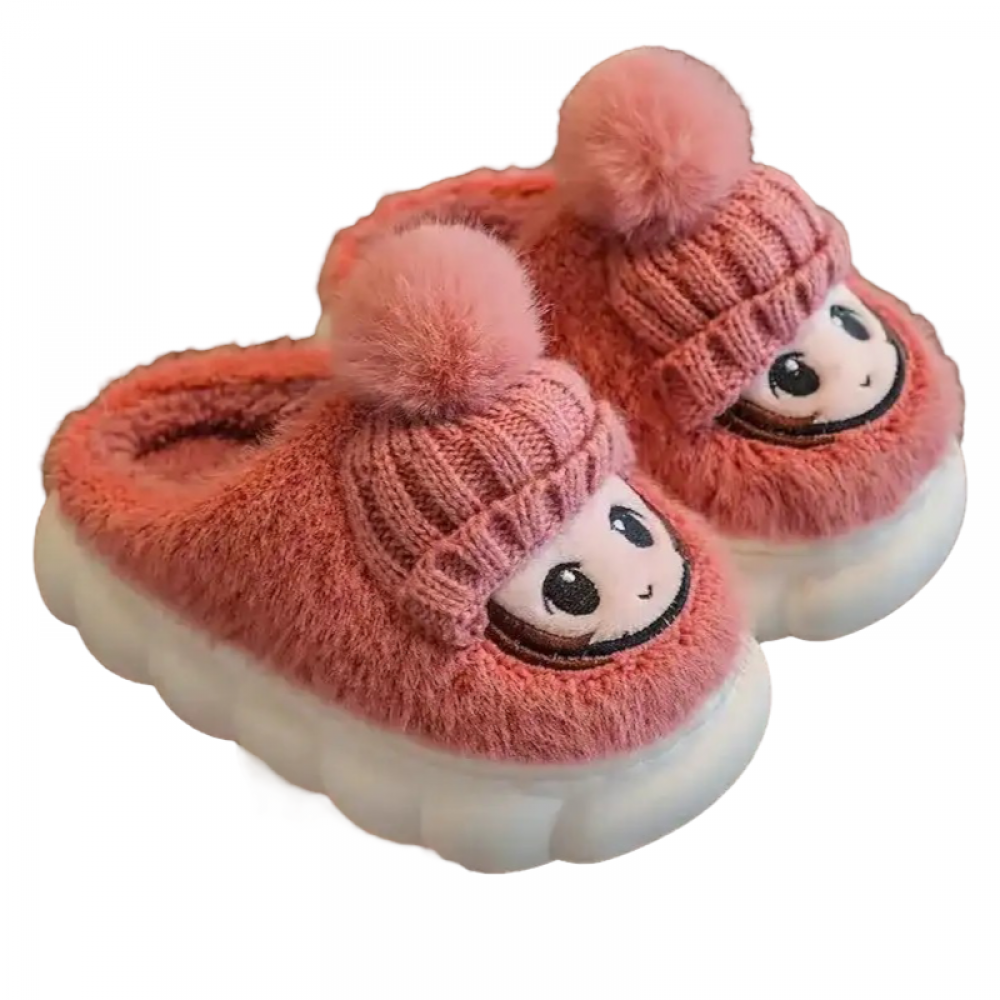 Kids Home Slippers - Girl Pink