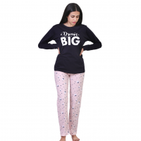 Women Pyjamas Cotton & Velvet Dream Big