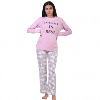 Women Pyjamas Cotton & Velvet Invest In Rest