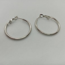 Earrings Hoop Silver