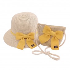 Girl Hat & Bag Yellow
