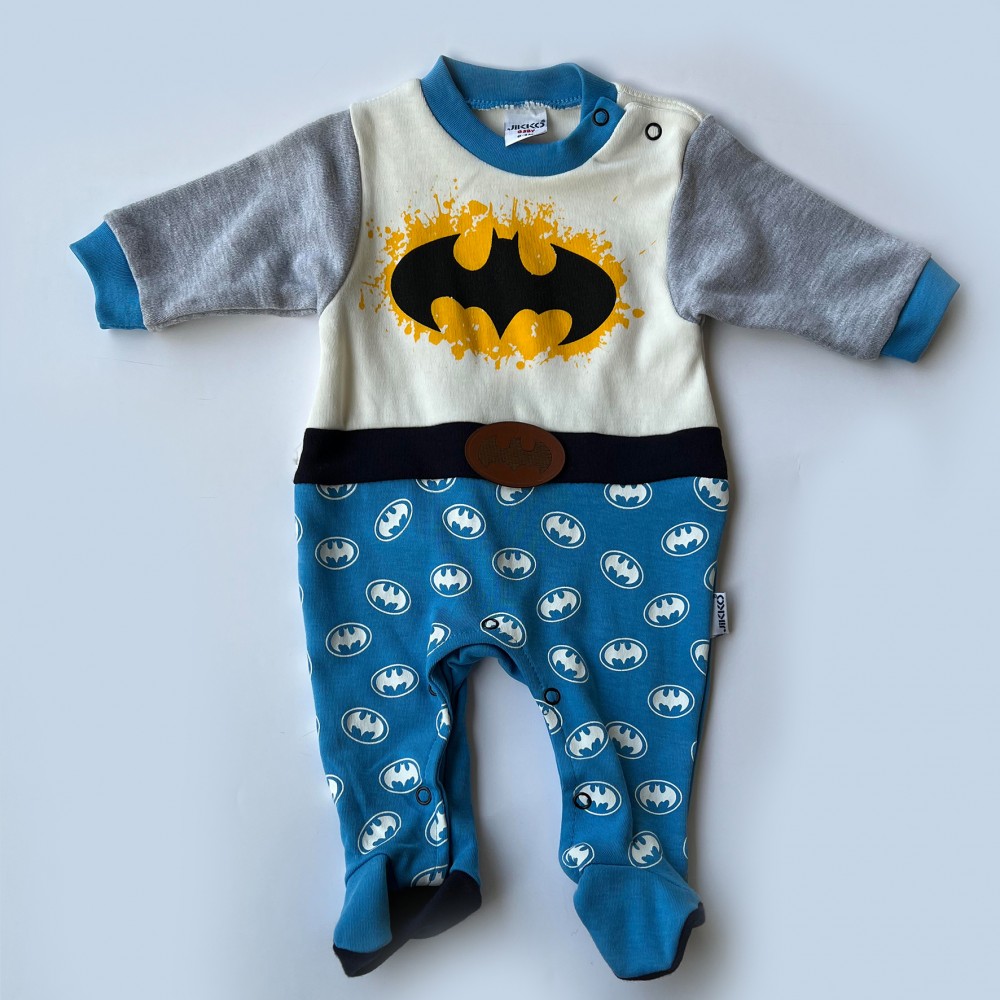 Newborn Boy Overall- Batman