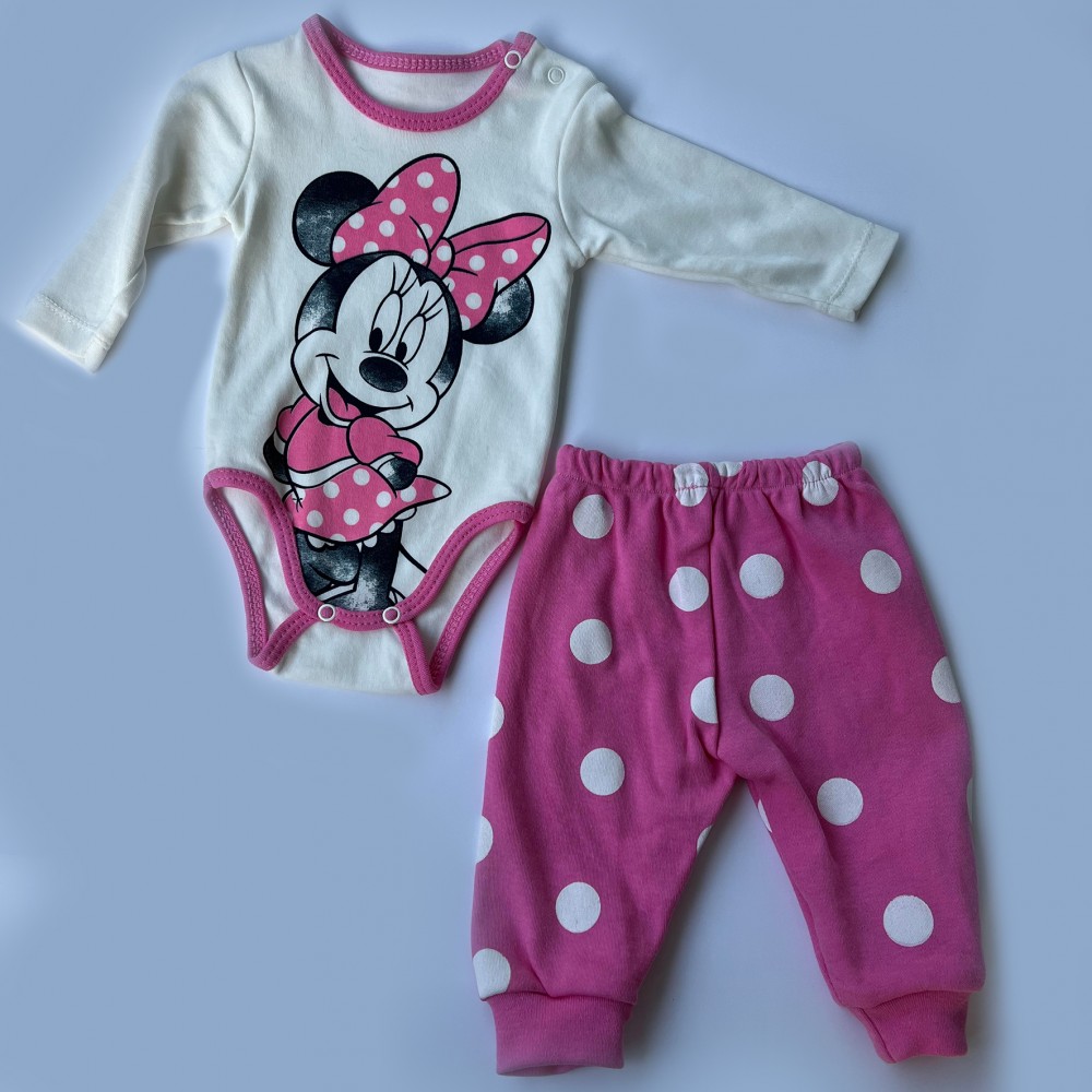 Newborn Girl Set Pink - Minnie Mouse