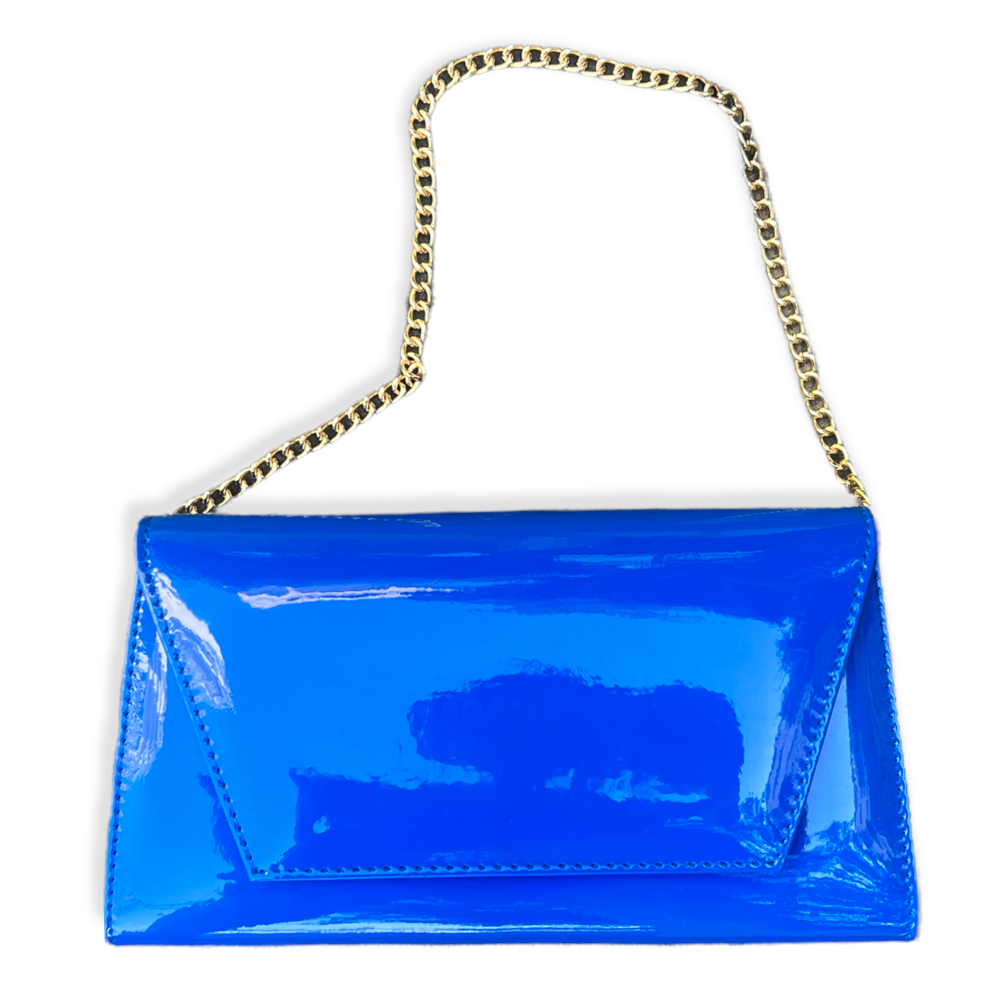 Evening Bag Rectangle Blue 