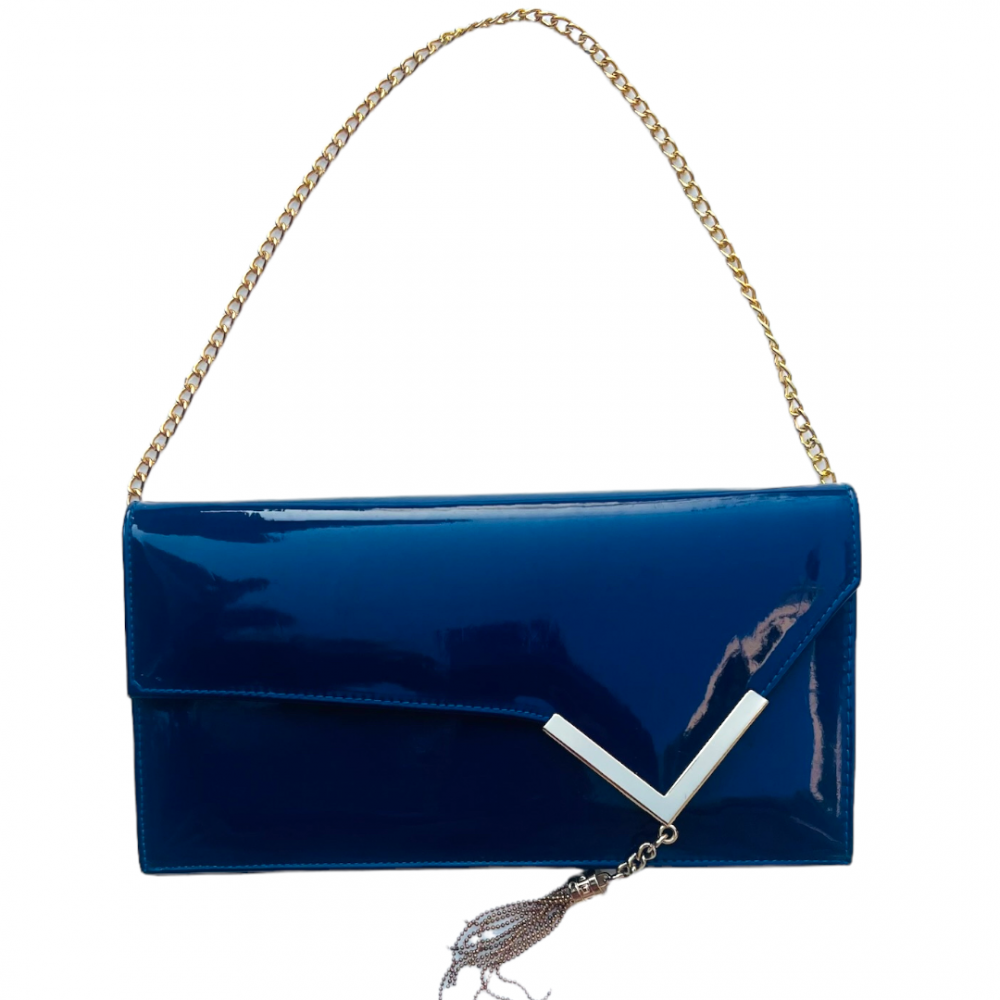 Evening Bag Navy and Gold