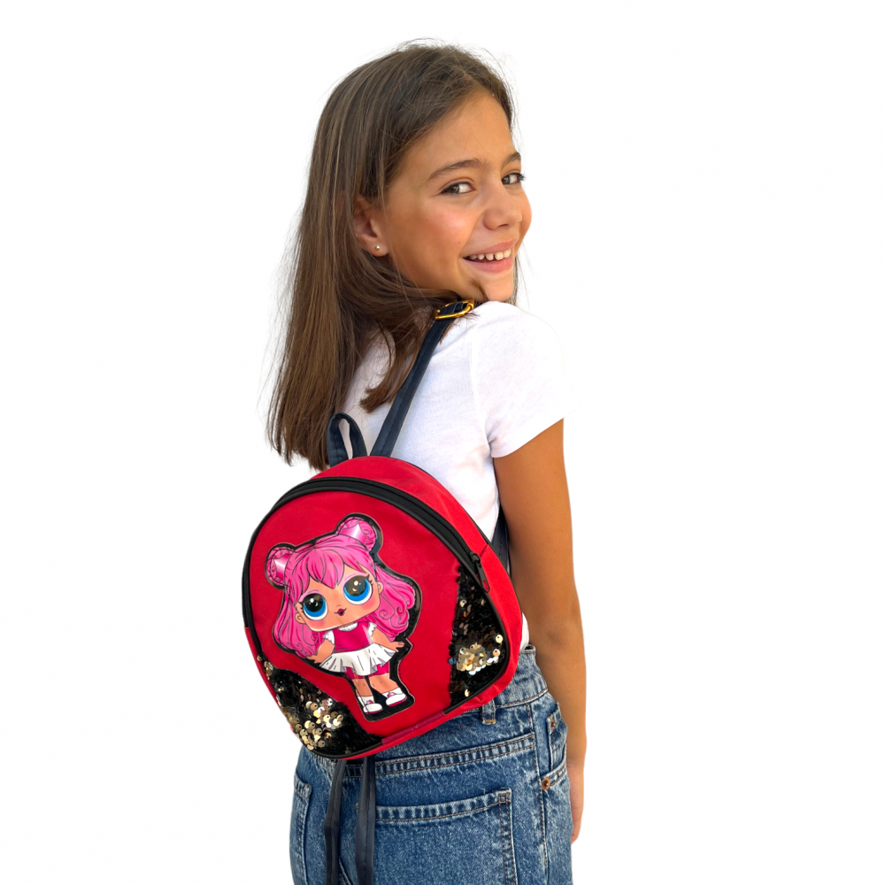 Girls Bag - Back Pack LOL - Red 2