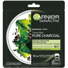 Garnier Charcoal and Algae Sheet Mask - Purifying & Hydrating