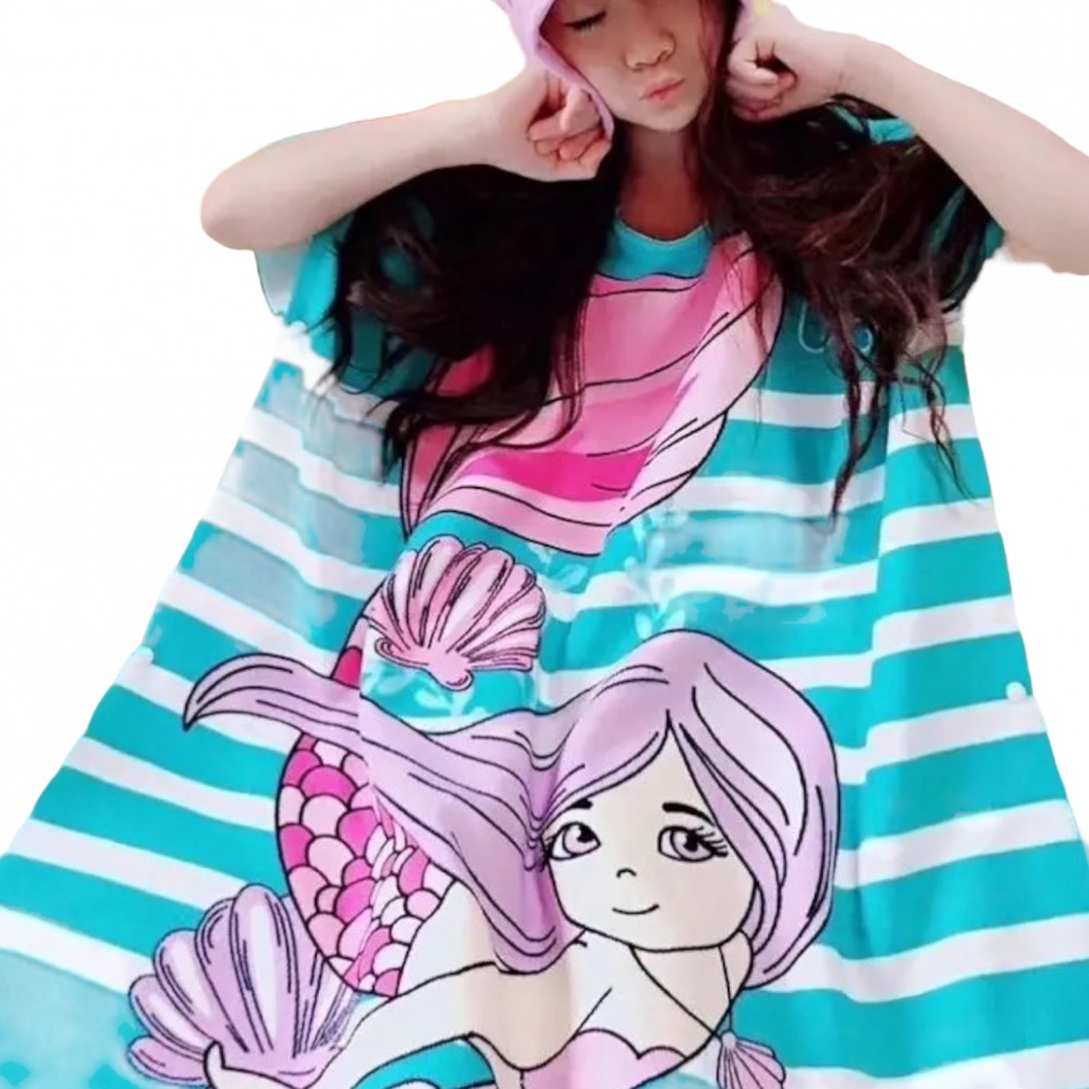 Kids Poncho Towel Murmaid