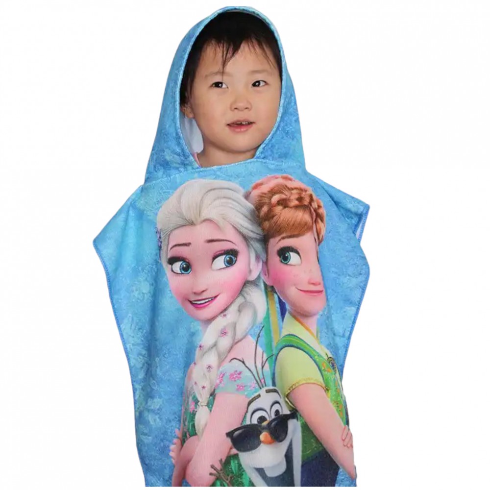 Kids Poncho Towel Frozen