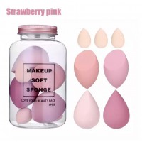 Soft Beauty Blender Jar (7pcs) - Pink