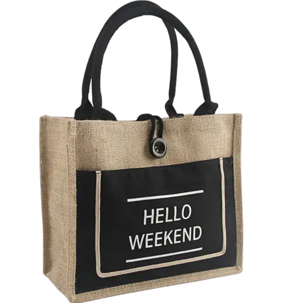 Women Handbag Hello Weekend Black