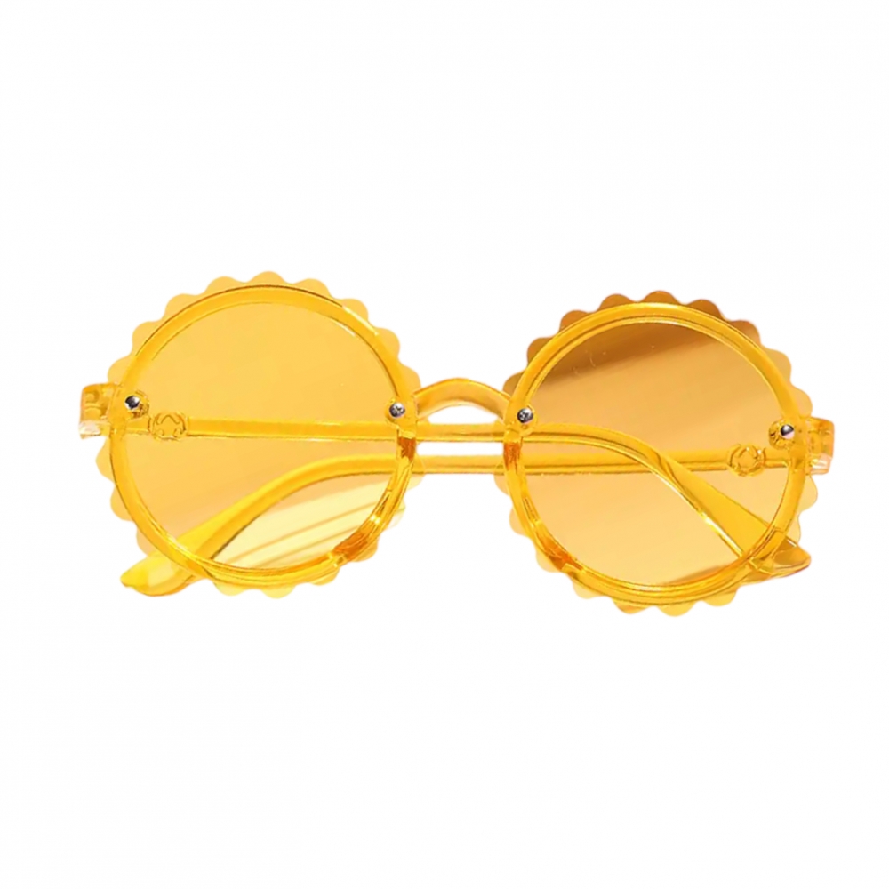 Kids Sunglasses Floral Yellow