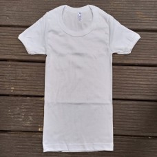 Rajowa Boys Undershirts Short Sleeve - White