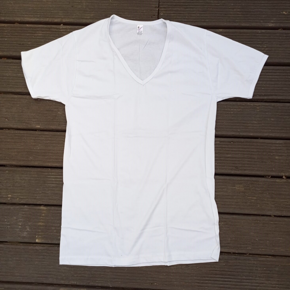 Rajowa Men Undershirts Short Sleeve - White