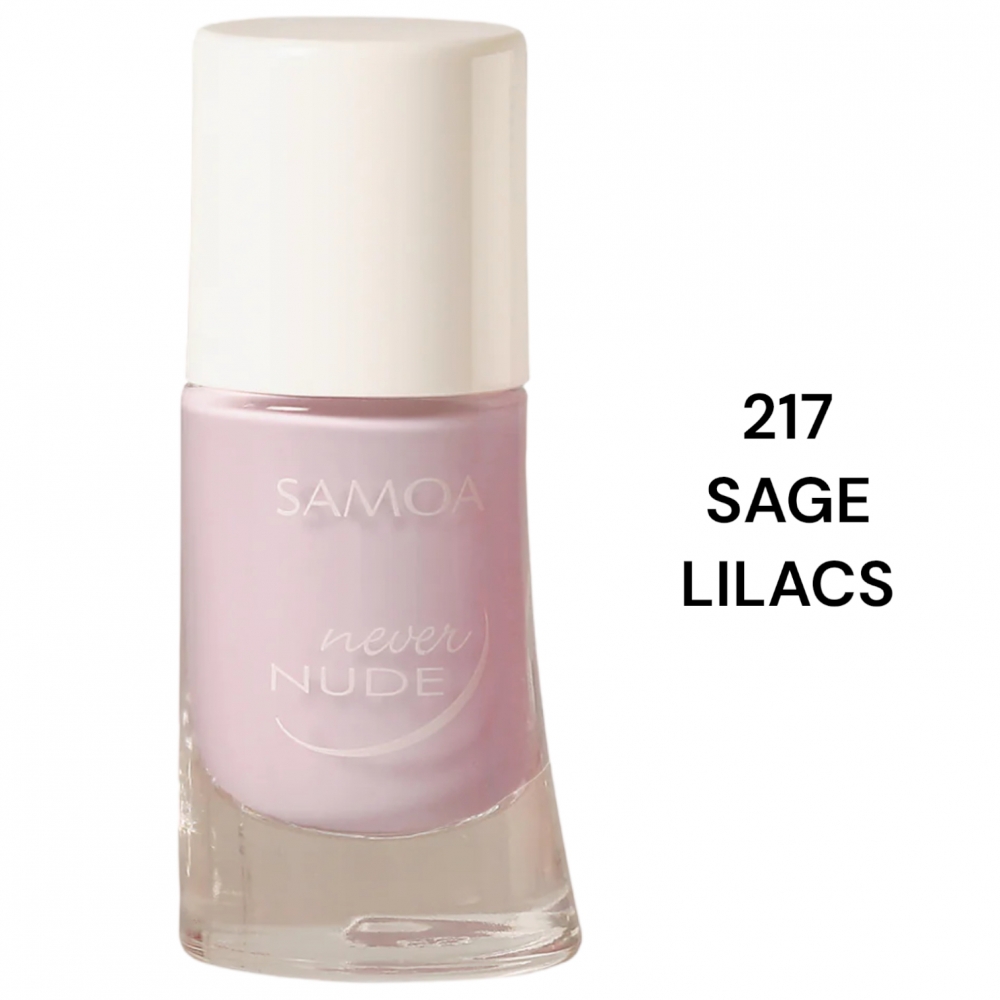 Samoa Never Nude Nail Polish - 217 Sage Lilac