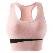 Sports Bra Woman Breathable  Push Up Pink