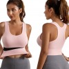 Sports Bra Woman Breathable  Push Up Pink