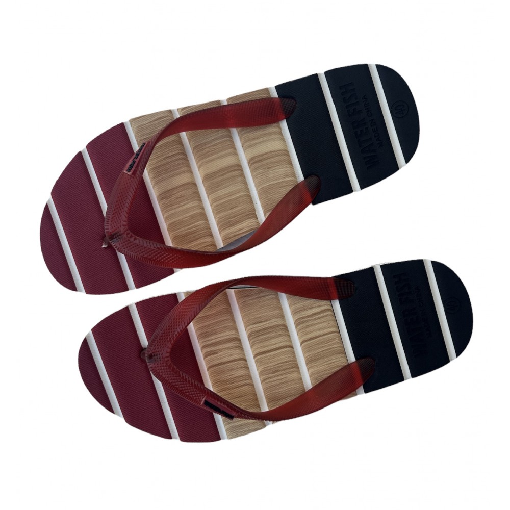  Men Slippers Water Fish Red