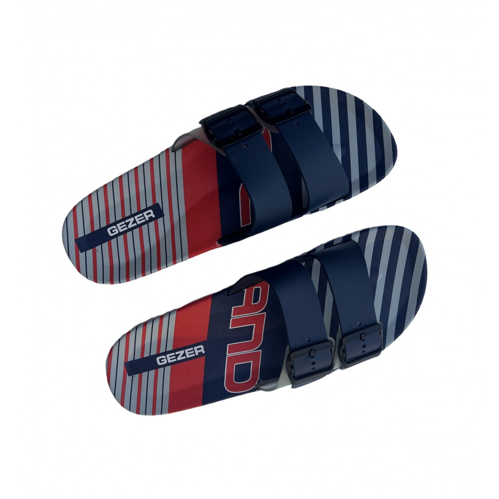  Men Slippers Navy And Red