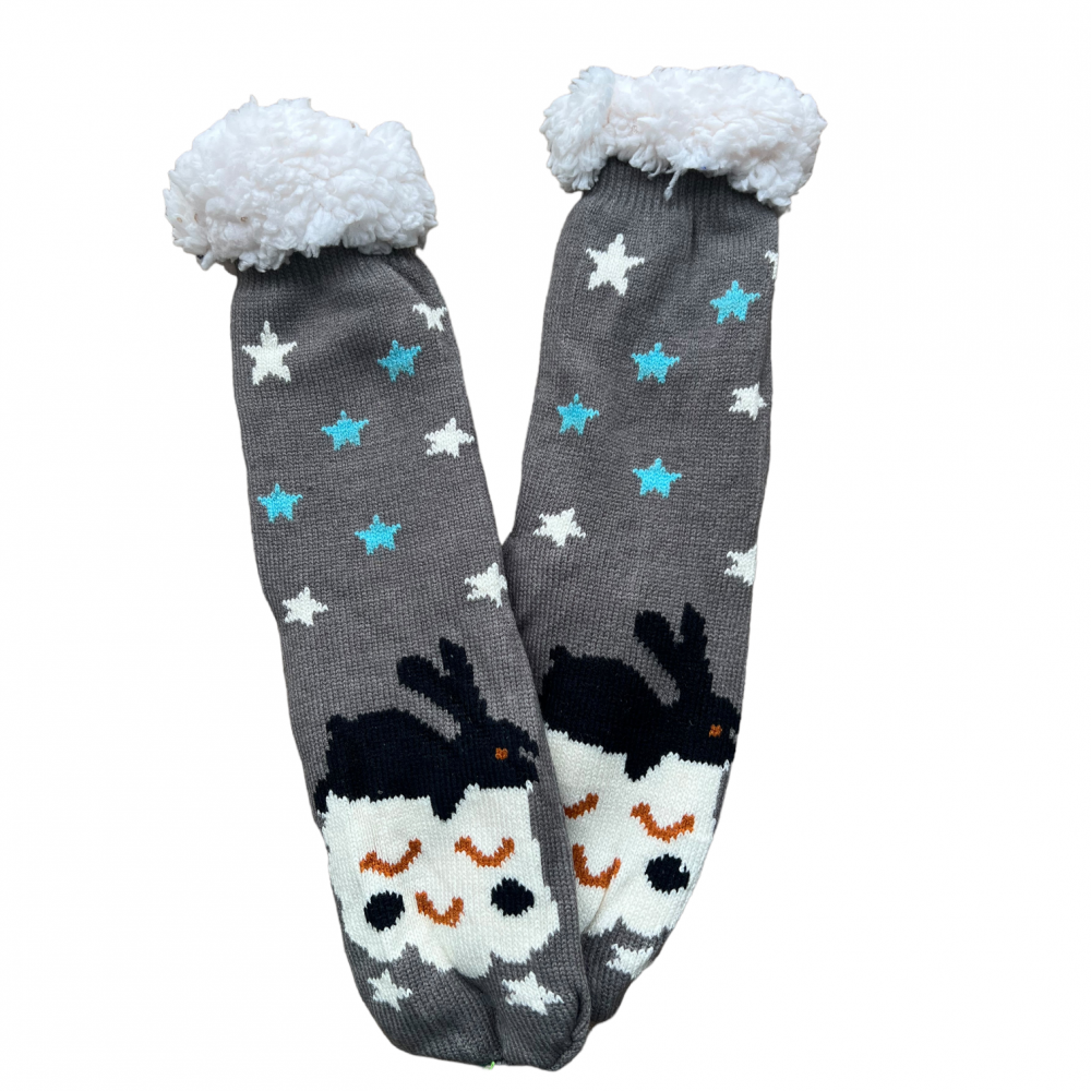 Women Winter Home Socks Stars