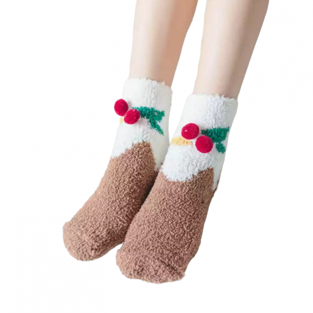Winter Home Socks Cheries