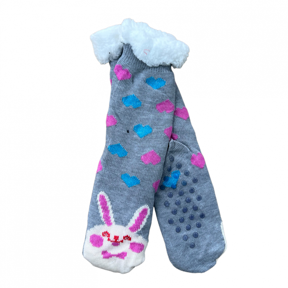 Women Winter Home Socks Bunny