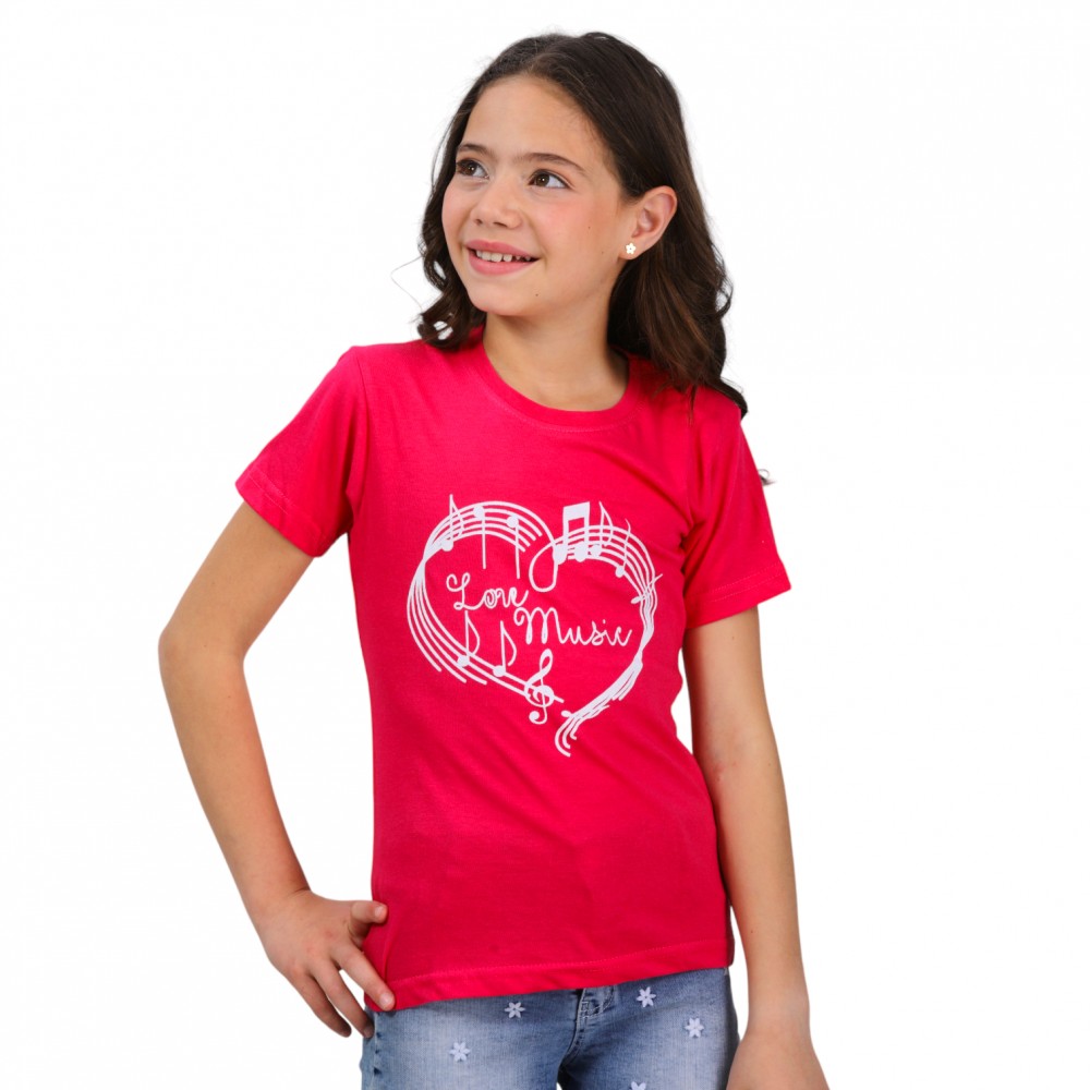 Kids T-Shirt Love Music