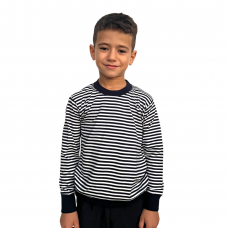 Sweatshirt Boy Large Straps Black