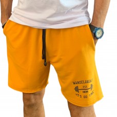 Men Shorts Custom GYM - Yellow