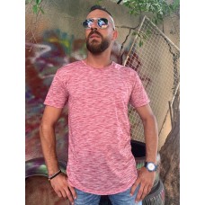 Men T-shirt Basic Pink
