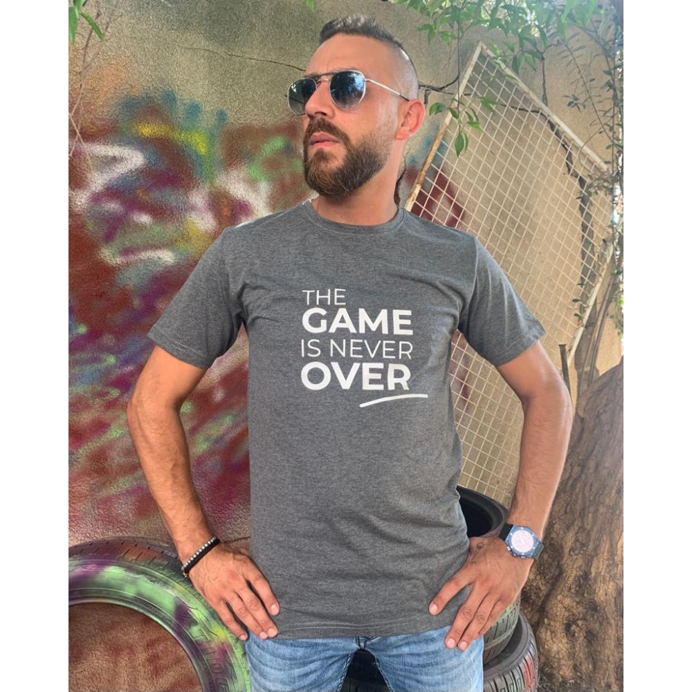 Men T-Shirt The Game Is Never Over