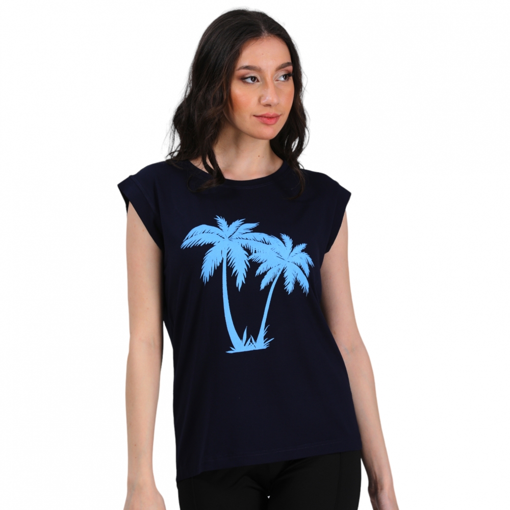 Woman I-Shirt Palm Tree