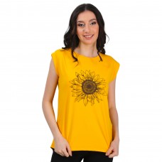 Woman I-Shirt Sunflower