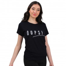 Woman T-Shirt Oops! Navy