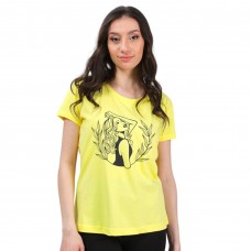 Woman T-Shirt Lady Yellow