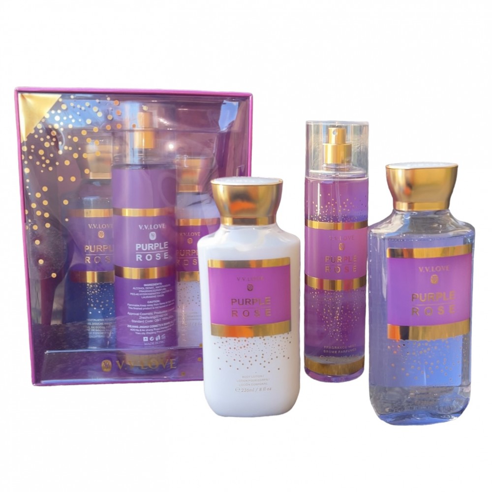 V.V Love Gift Set Purple Rose