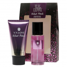 V.V Love Velvet Petals Purple Eau De Toilette Gift Set For Her