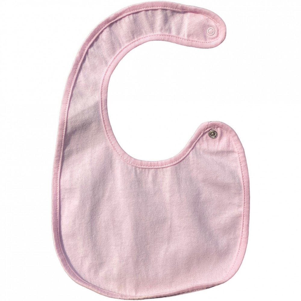 Bib for Baby- Pink Simple 