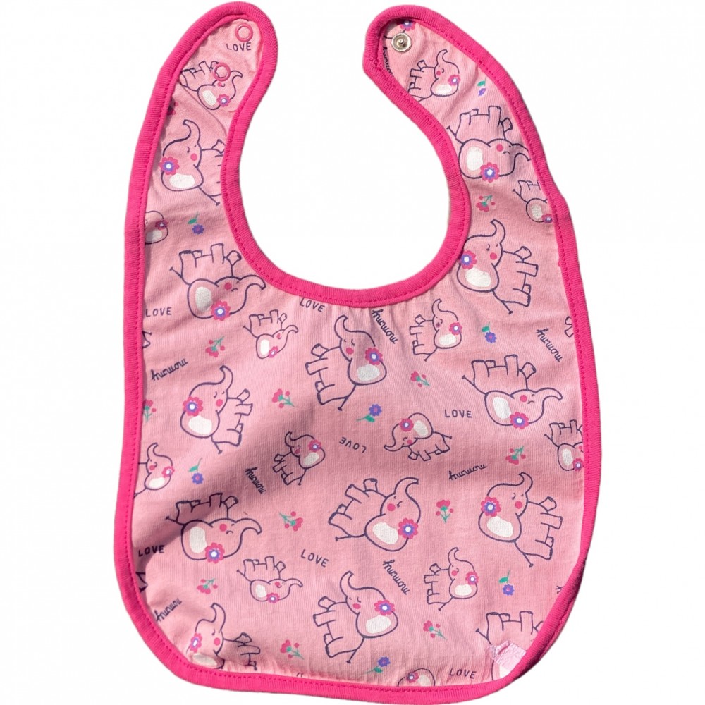 Bib for Baby- Love pink