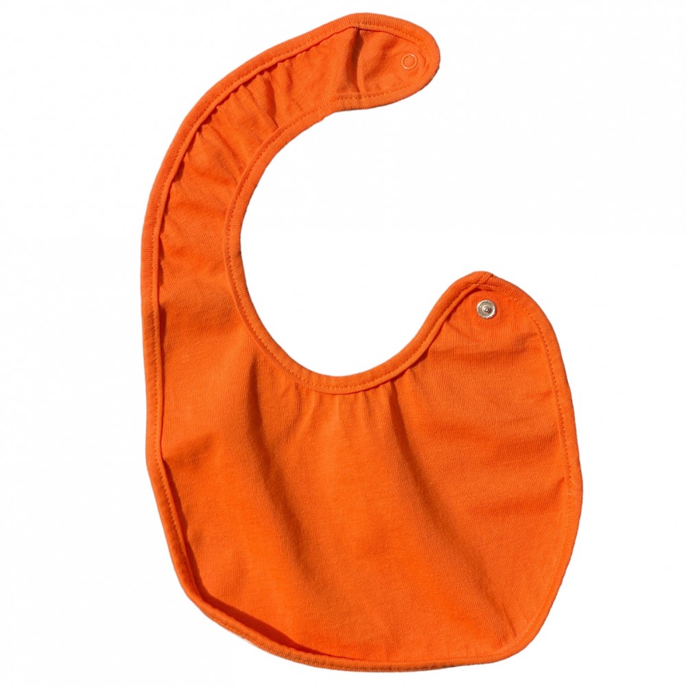 Bib for Baby- Orange simple