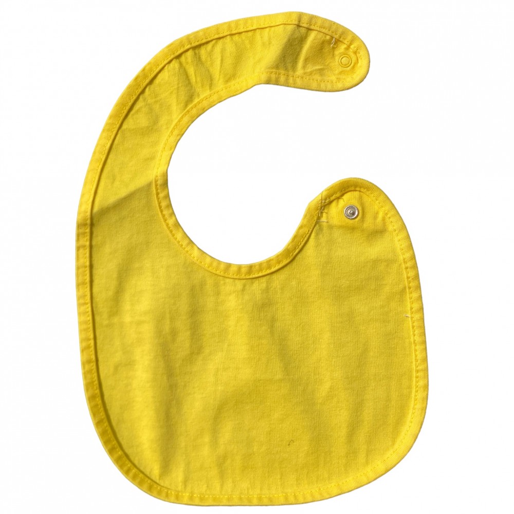 Bib for Baby- Yellow simple