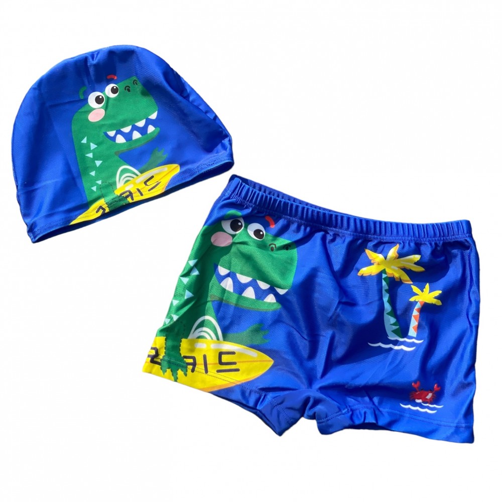 Boy Kids Swimsuit Dinosaur