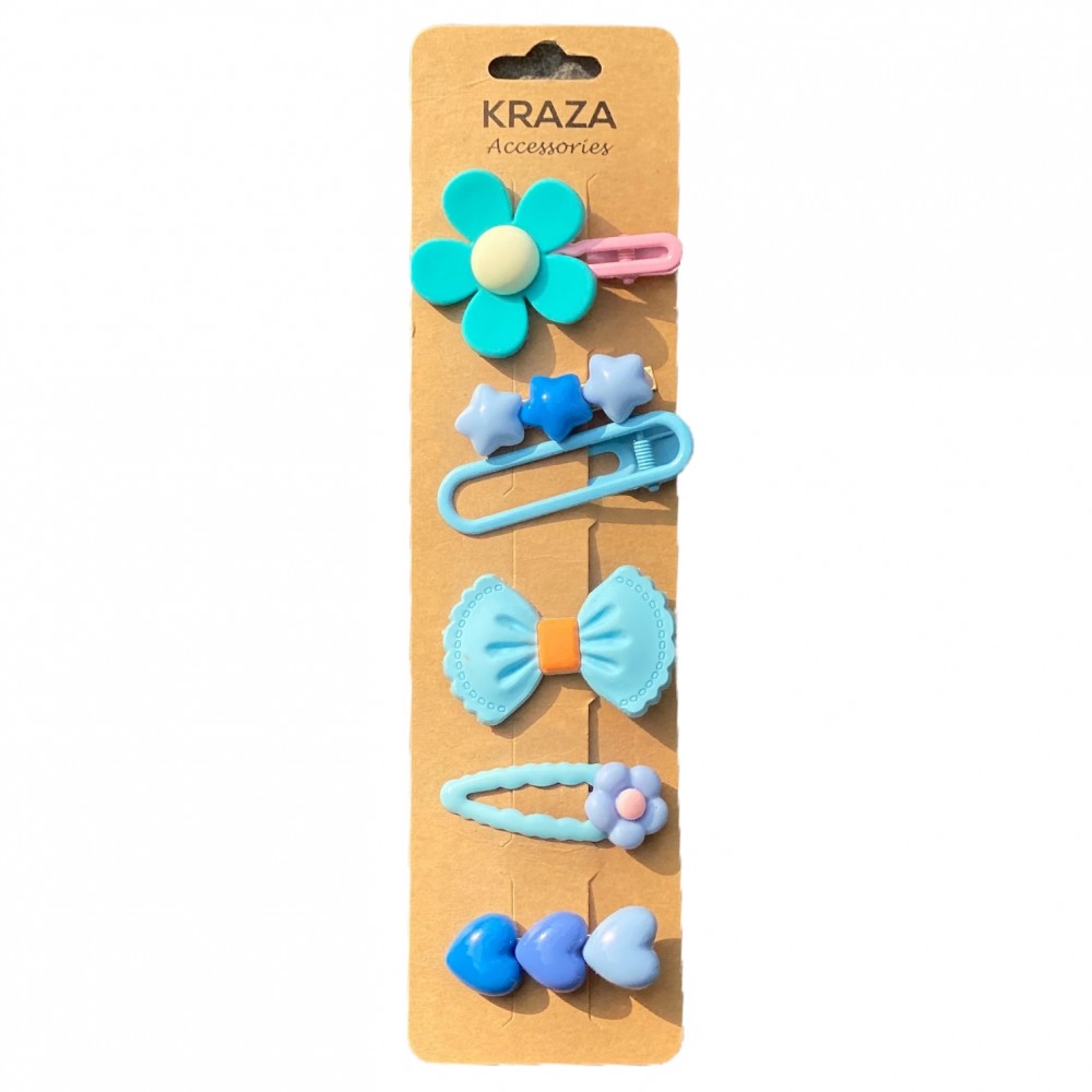 Girls Hair Clips blue 