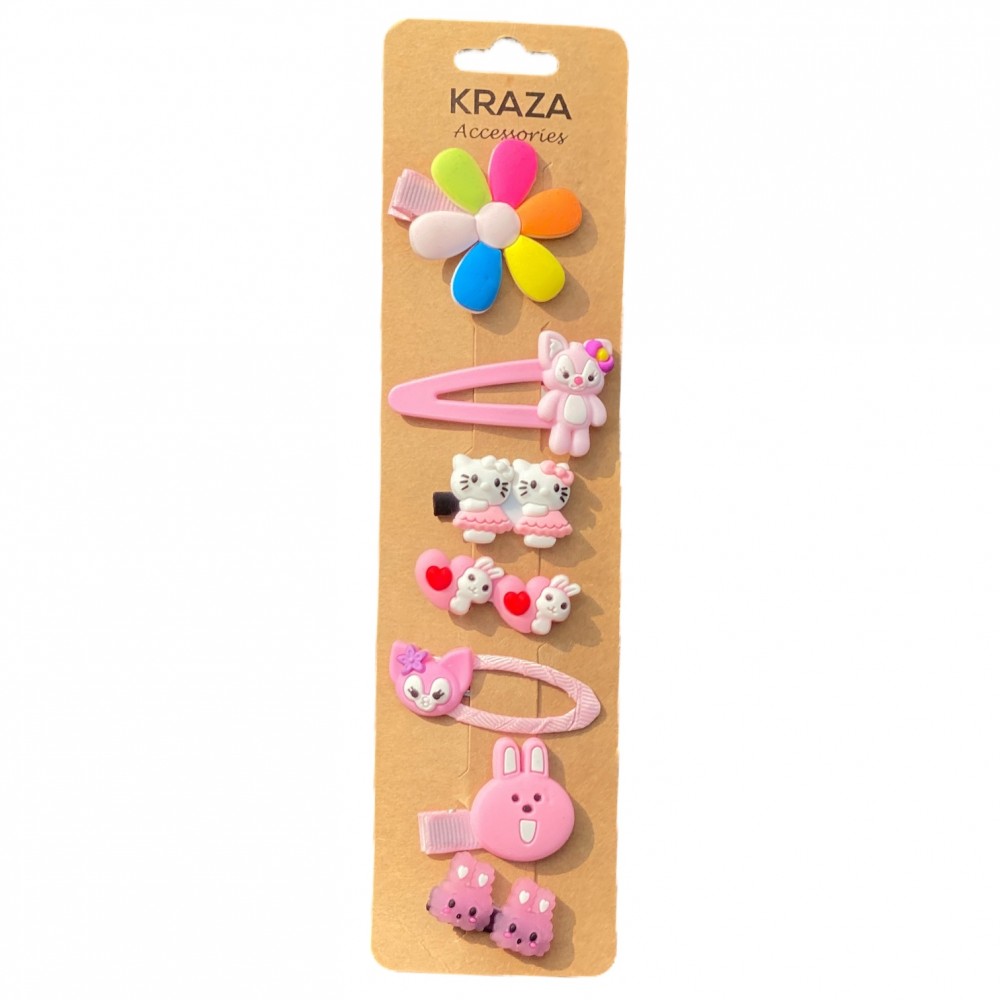 Girls Hair Clips - light pink