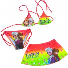 Girl Swimsuit Frozen Coral