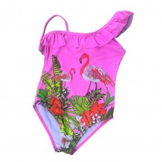 Girl Swimsuit Flamingo Pink